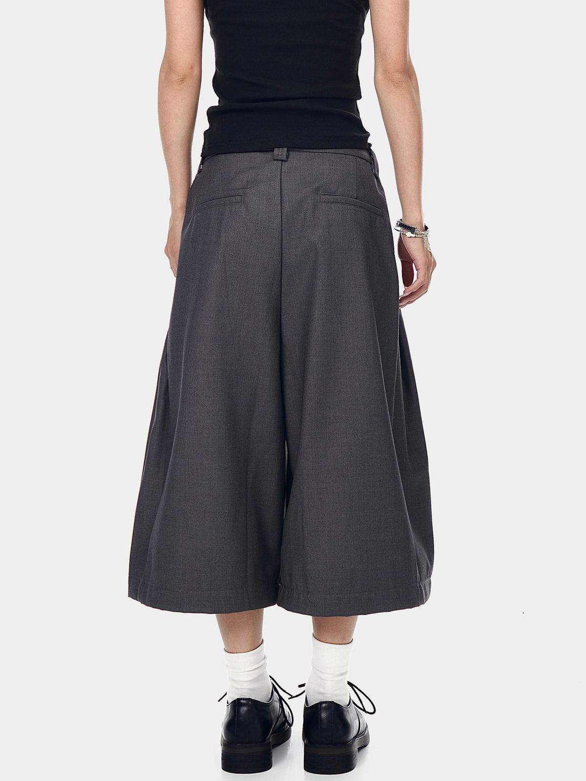 Thunderbark – Knitterfreie verkürzte Hose mit weitem Bein für Damen