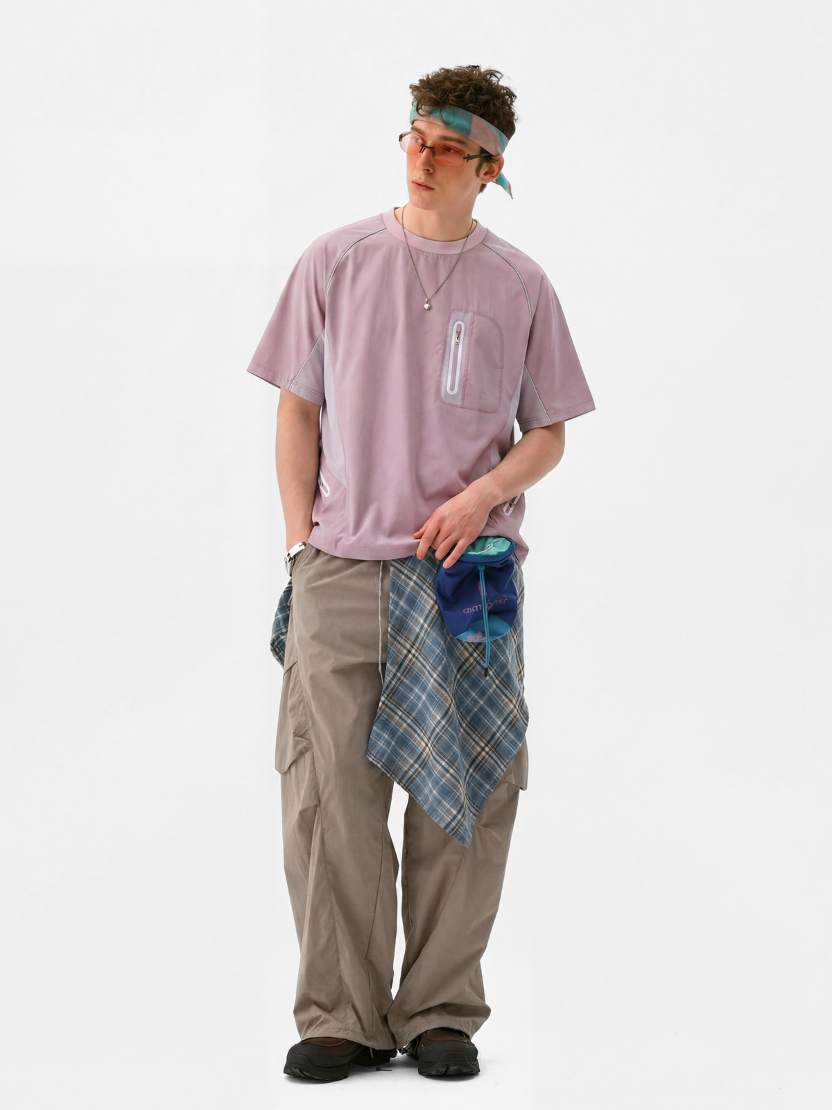 LightFlare – Atmungsaktives, schnelltrocknendes Colorblock-Mesh-T-Shirt