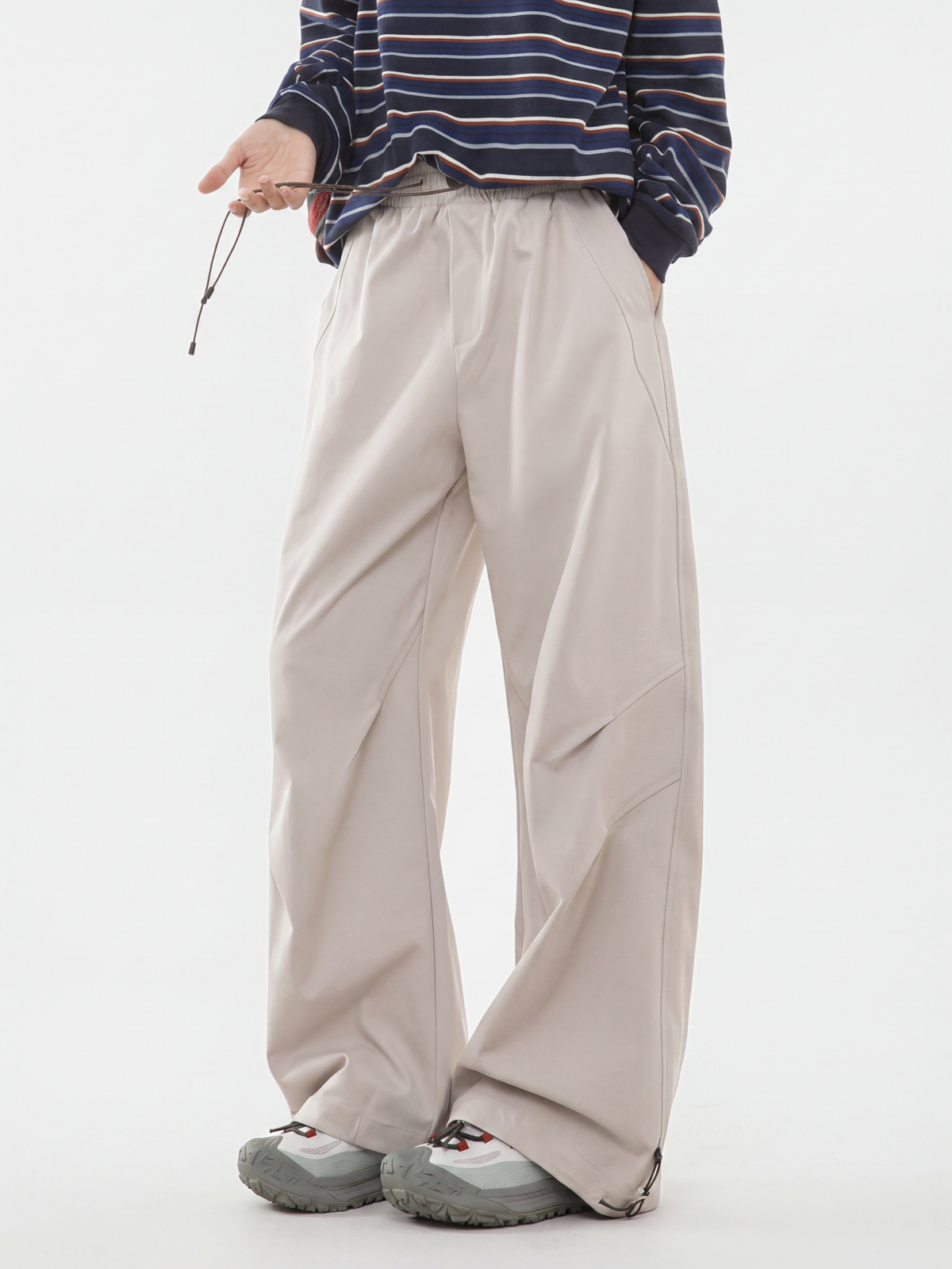 FlintPeak – Unisex-Utility-Hose mit gerafftem Kordelzug