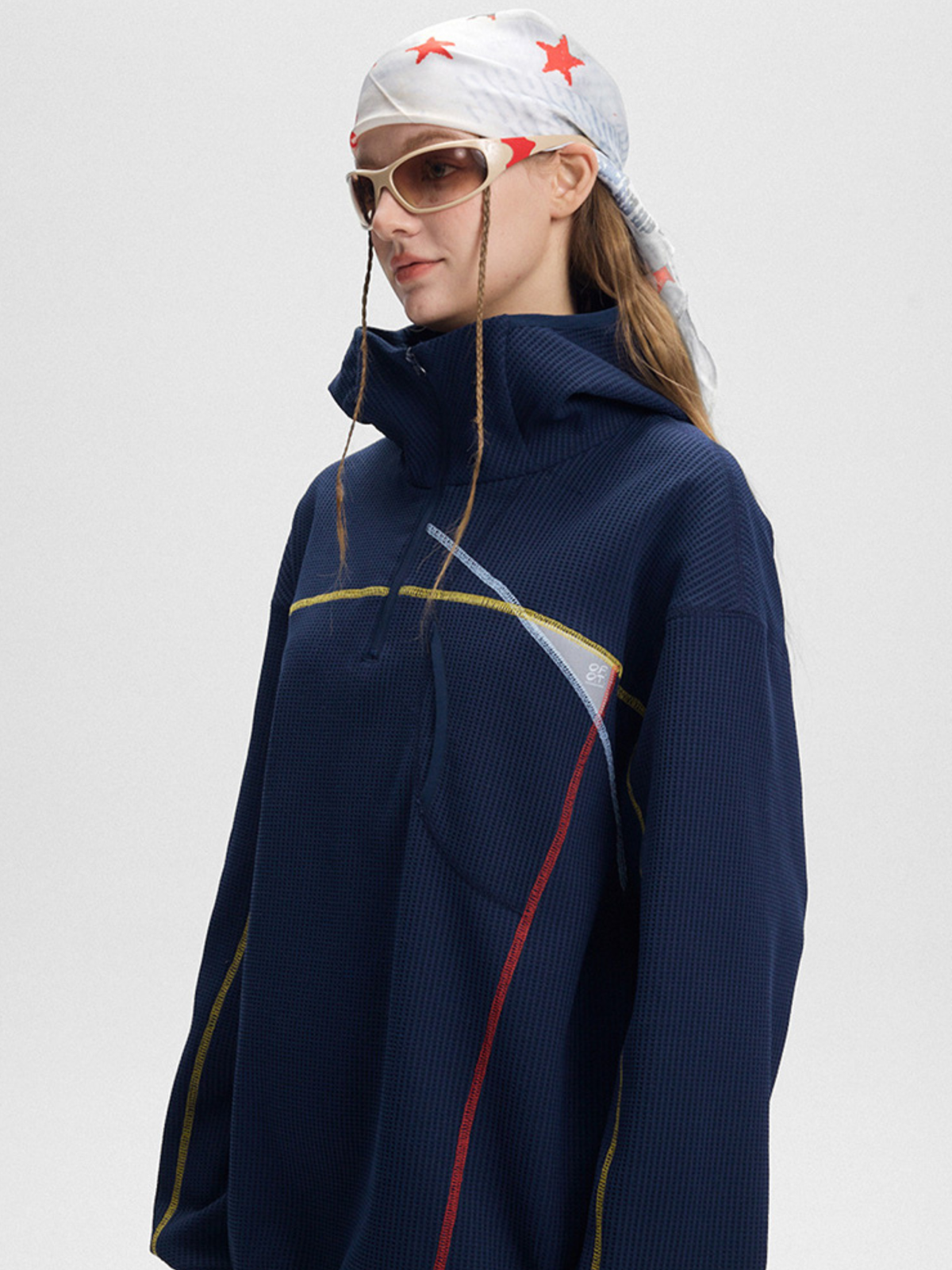Forepeak - Damen 7A Antibakterielles schnelltrocknendes Langarmshirt mit Kapuze