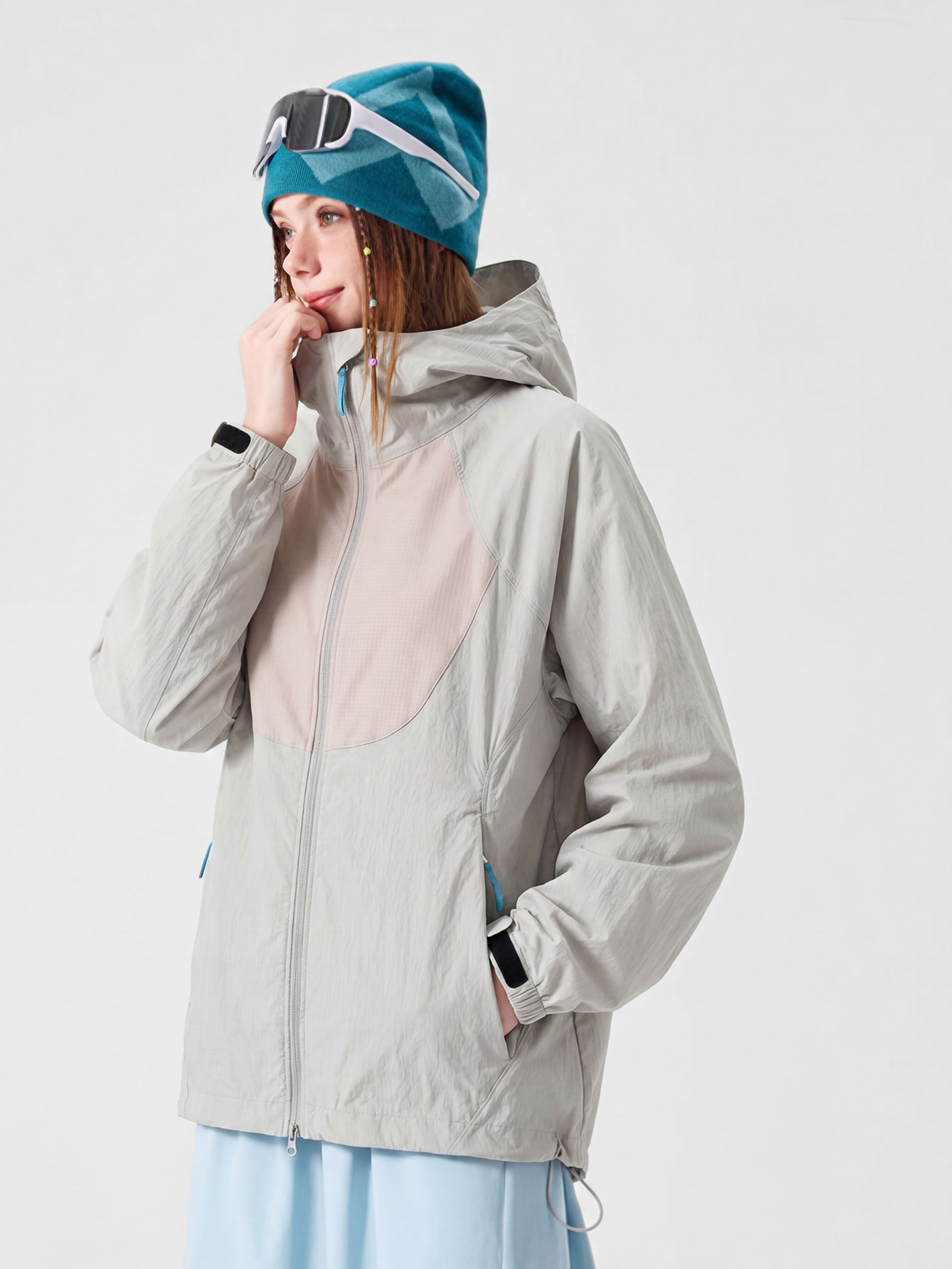 Ashbasin - Leichte, wasserabweisende Damen-Sonnenschutzjacke mit UPF 50+