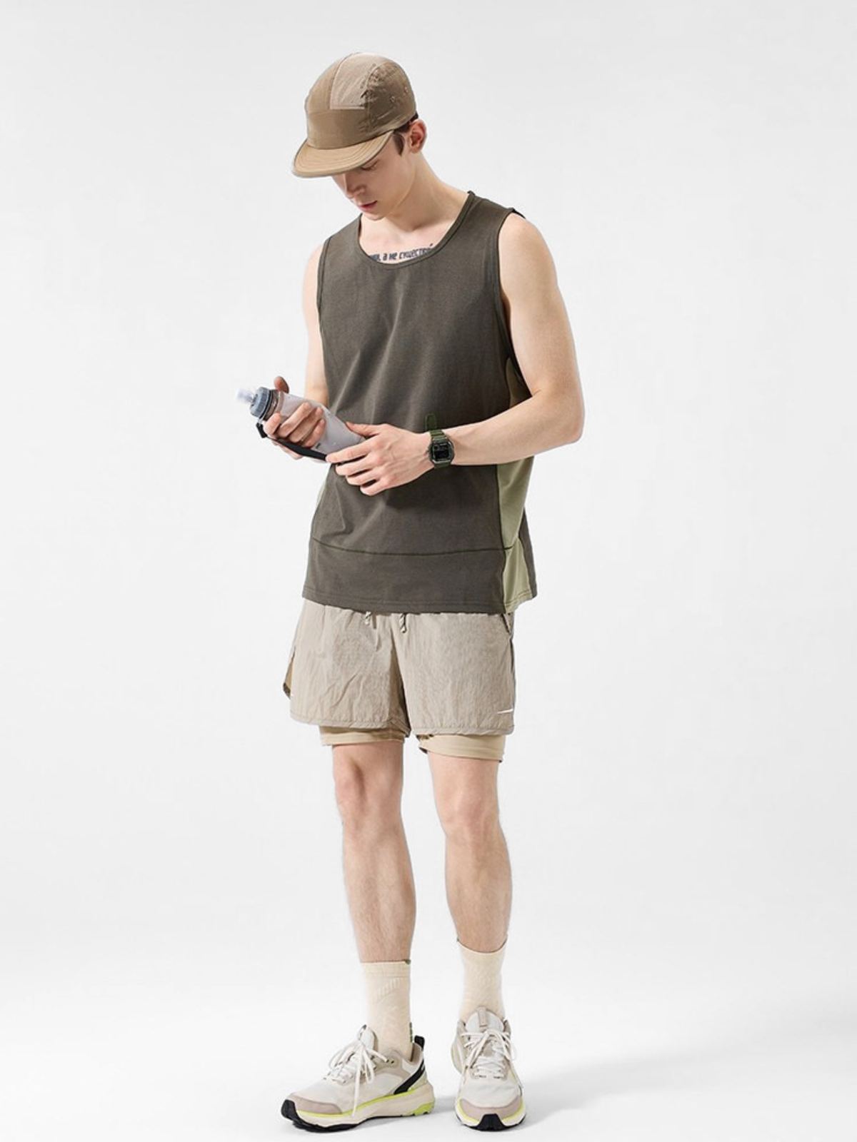 TrailSit – Unisex schnelltrocknende 2-in-1 Funktionsshorts