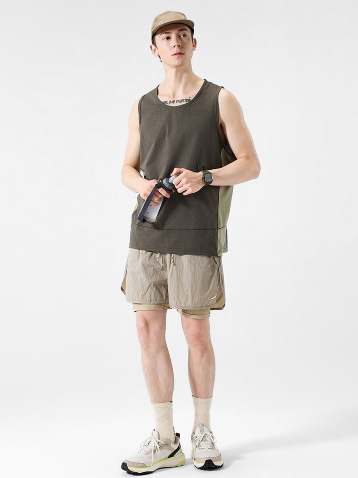 TrailSit – Unisex schnelltrocknende 2-in-1 Funktionsshorts
