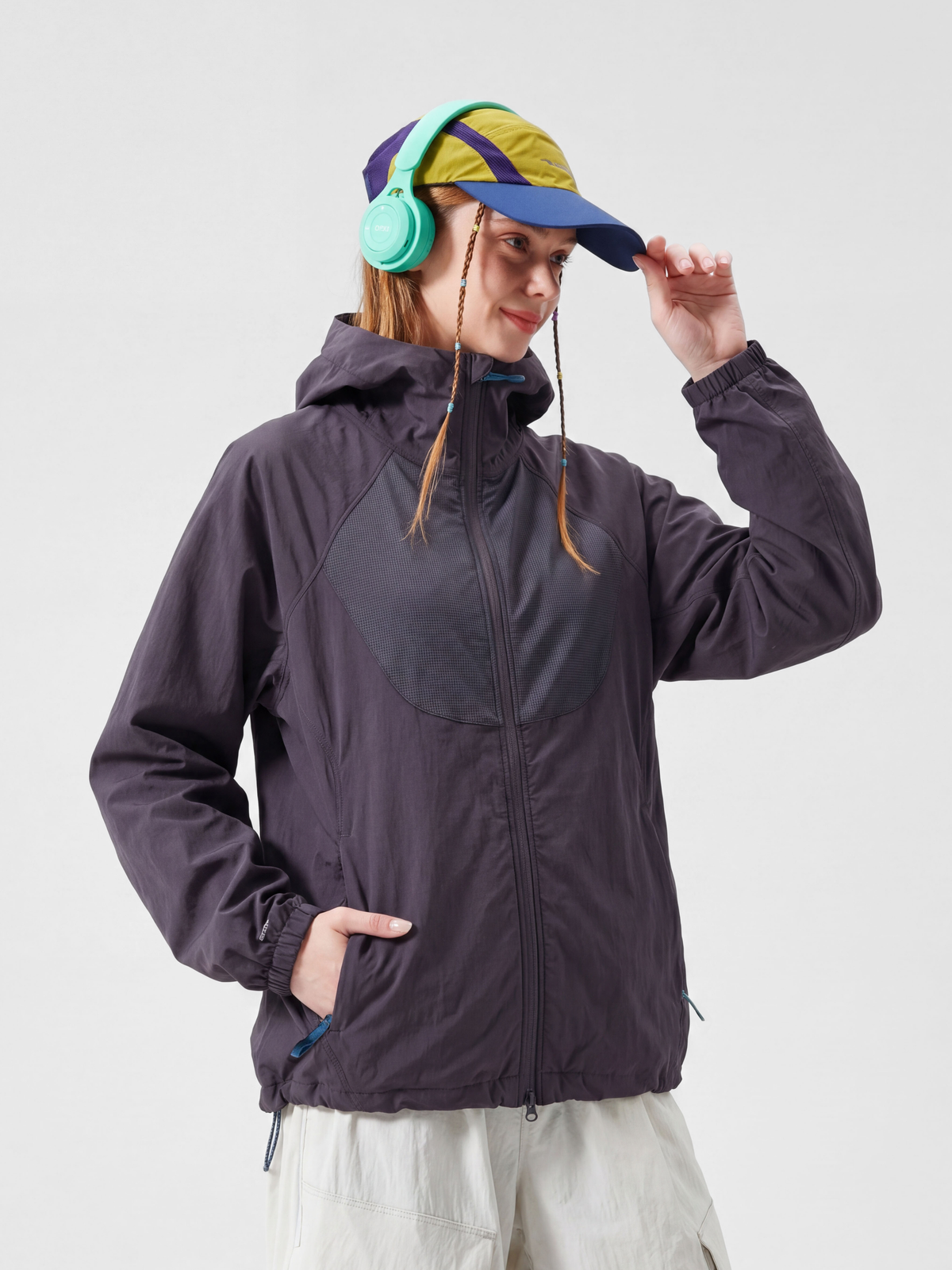 Ashbasin - Leichte, wasserabweisende Damen-Sonnenschutzjacke mit UPF 50+