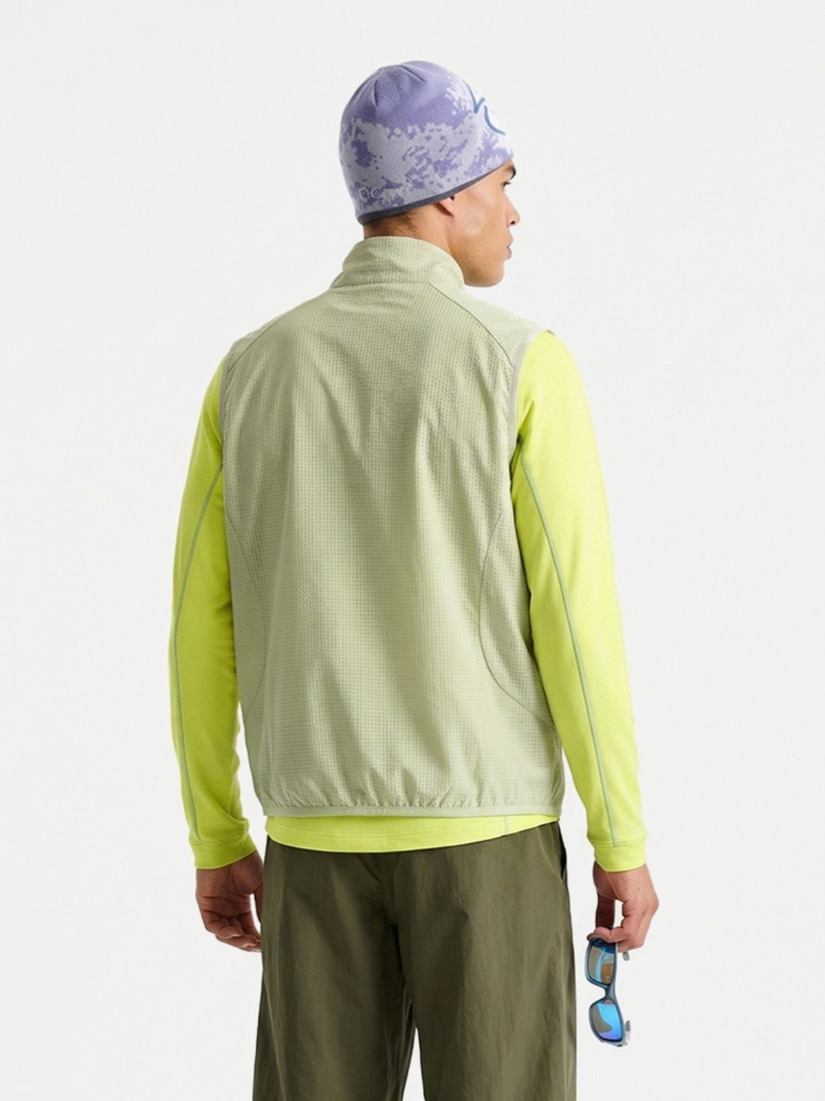 FoxCliff – Leichte, atmungsaktive Unisex-Weste aus perforiertem Mesh mit Reißverschluss