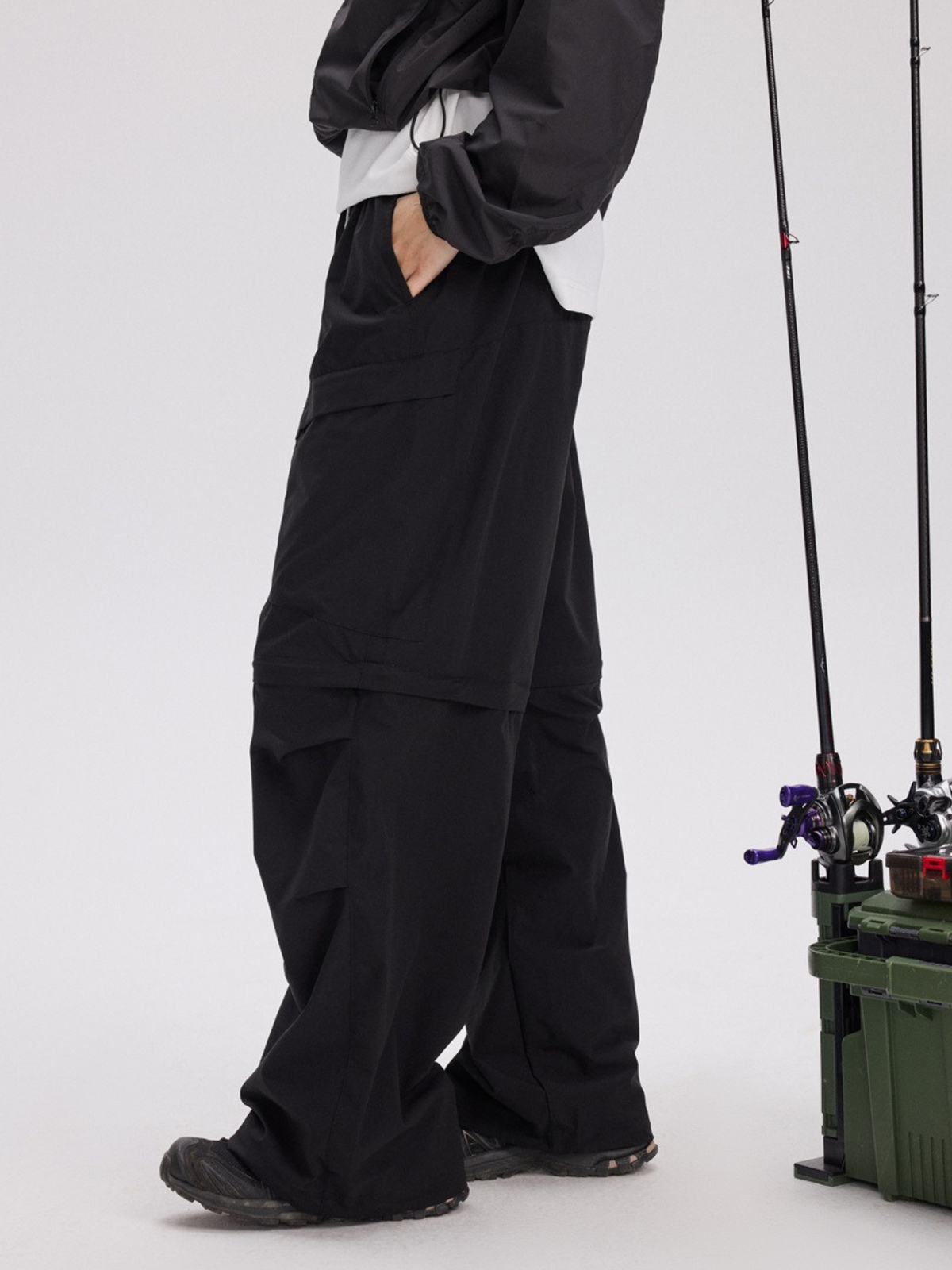 WindPant – Unisex-Wanderhose, schnelltrocknend und leicht, in kurze Hose verwandelbar