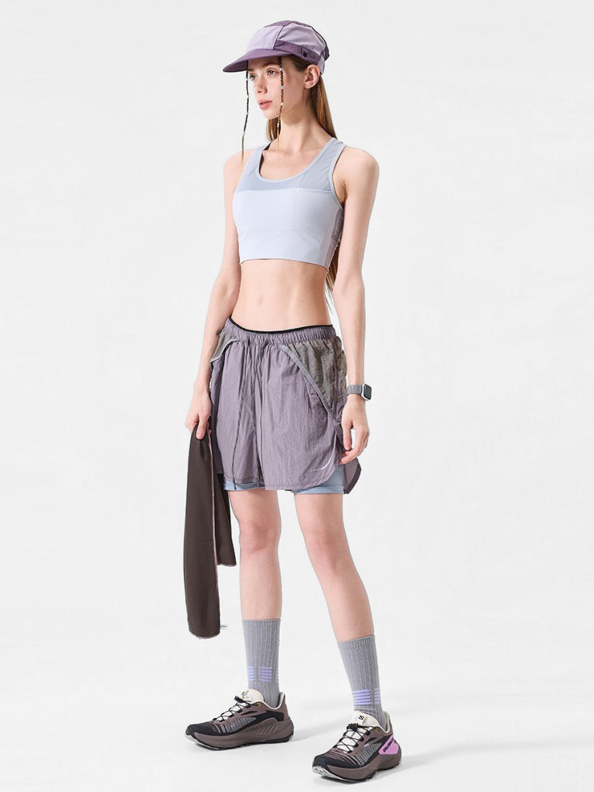 TrailSit – Unisex schnelltrocknende 2-in-1 Funktionsshorts