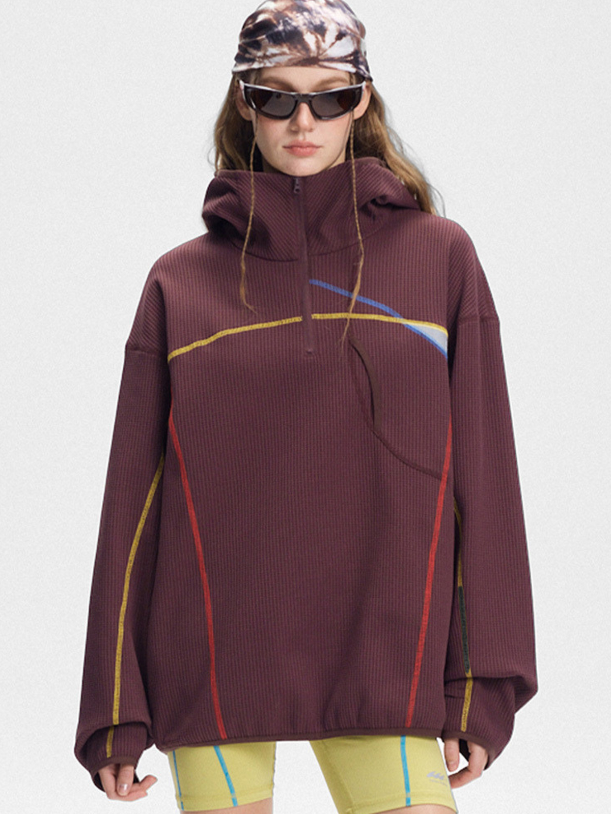 Forepeak - Damen 7A Antibakterielles schnelltrocknendes Langarmshirt mit Kapuze