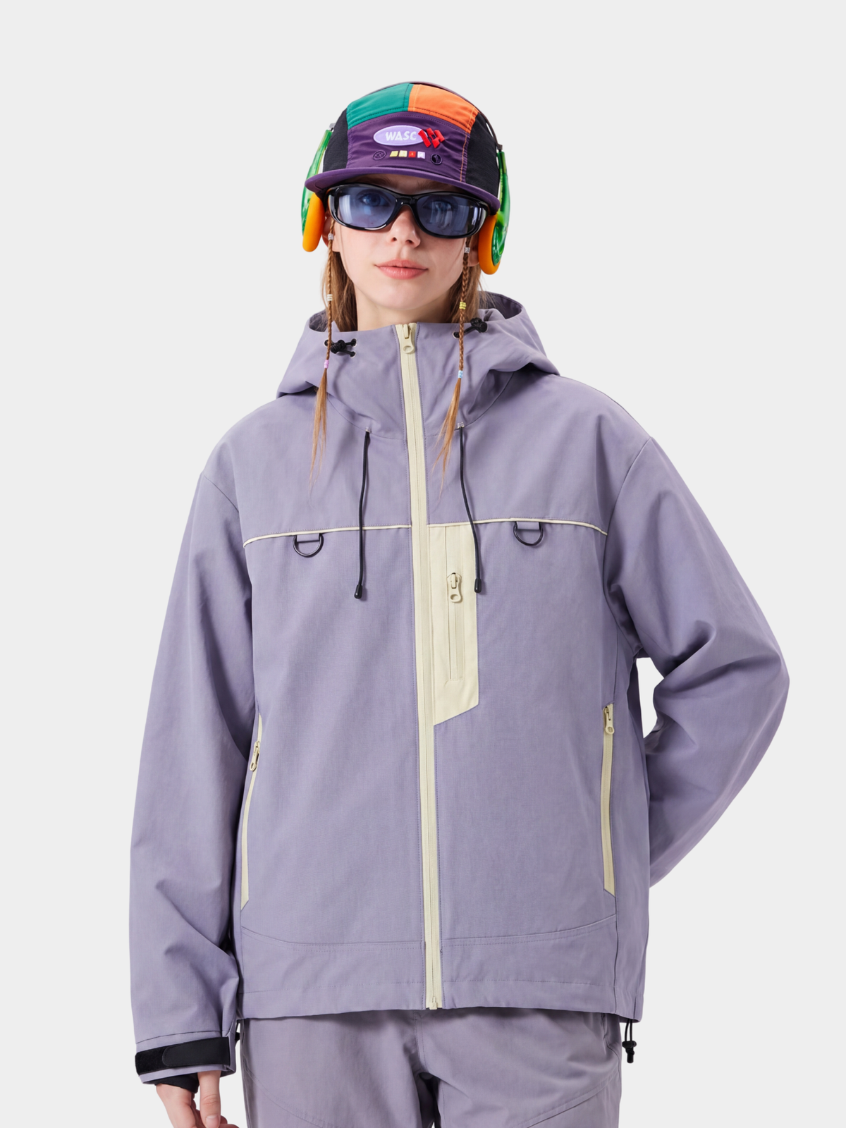 Ashgleam – Wasserabweisende, winddichte Cropped-Shell-Jacke für Damen