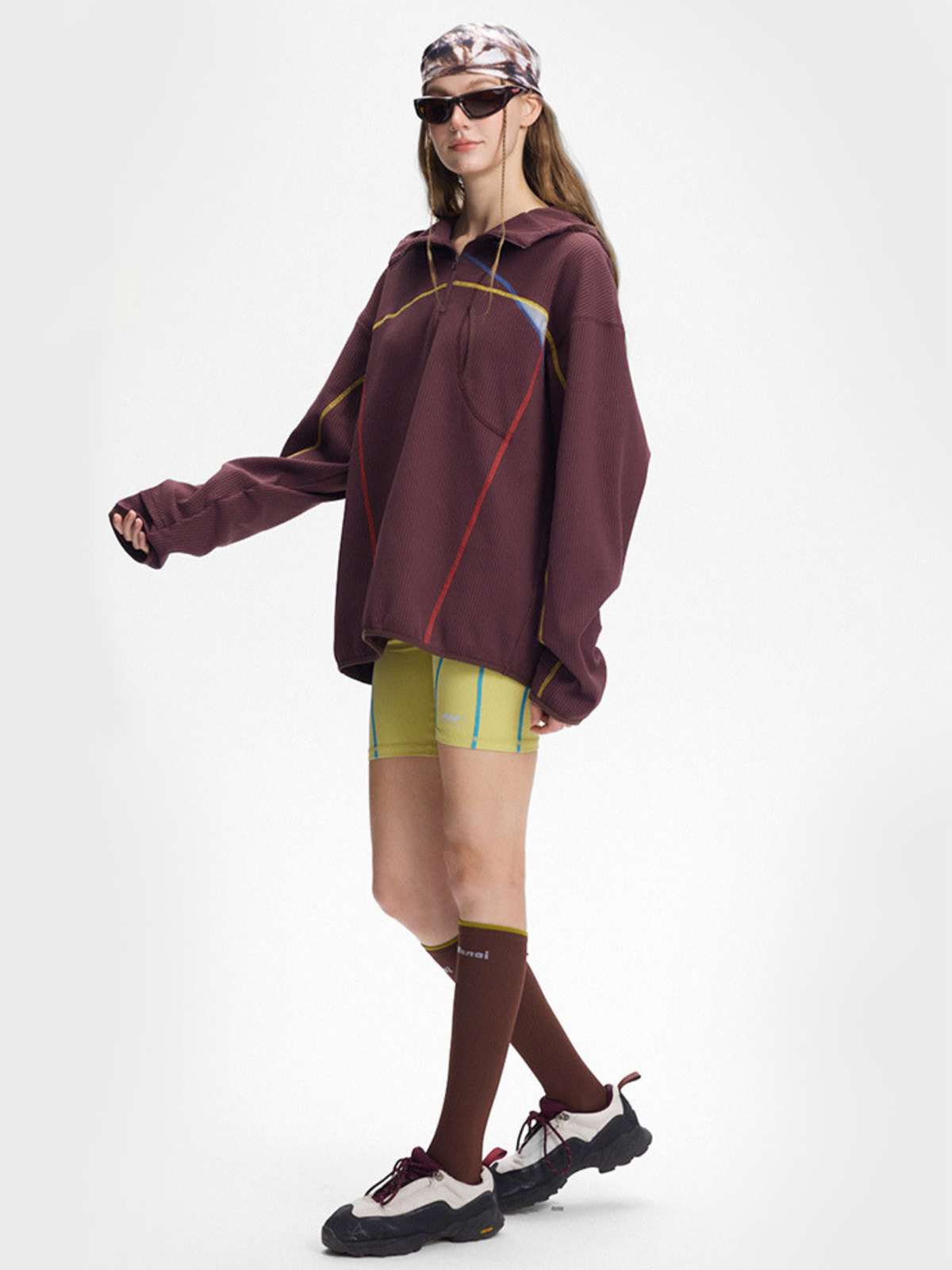 Forepeak - Damen 7A Antibakterielles schnelltrocknendes Langarmshirt mit Kapuze