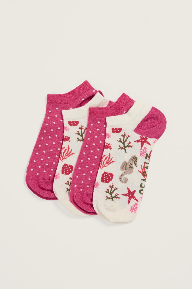 2er-Pack Bambus-Sneakersocken