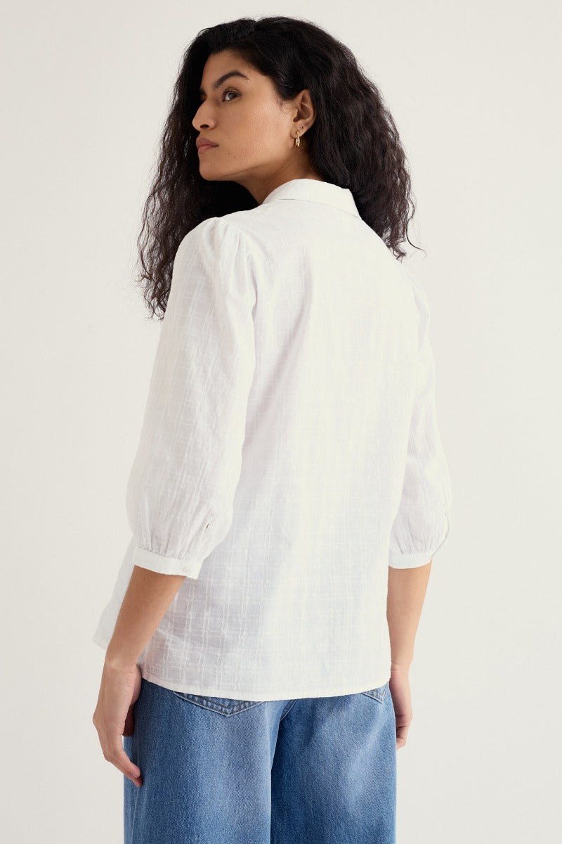 Hope Cottage Bluse aus Bio-Baumwolle mit Karomuster