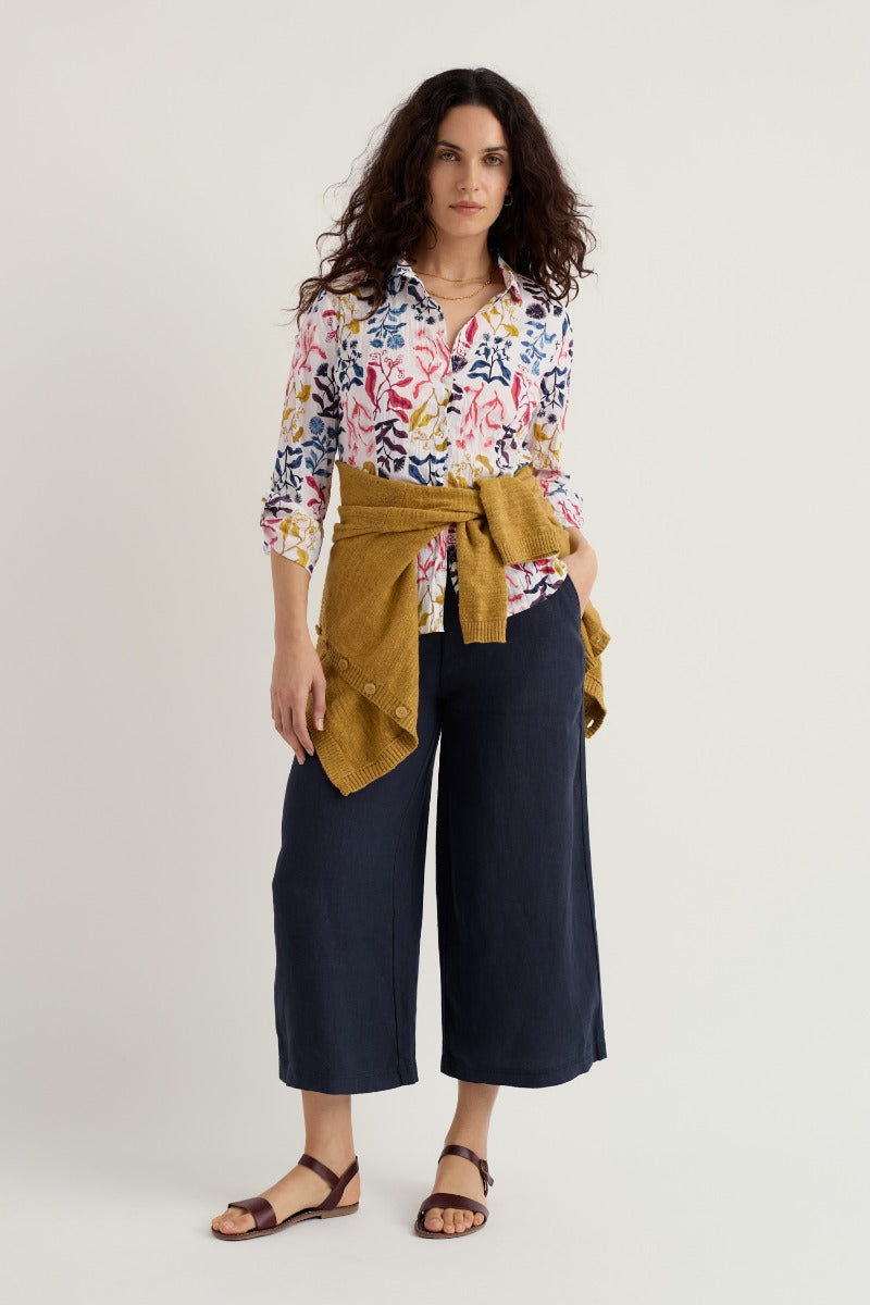 Merrivale Culottes aus Leinen