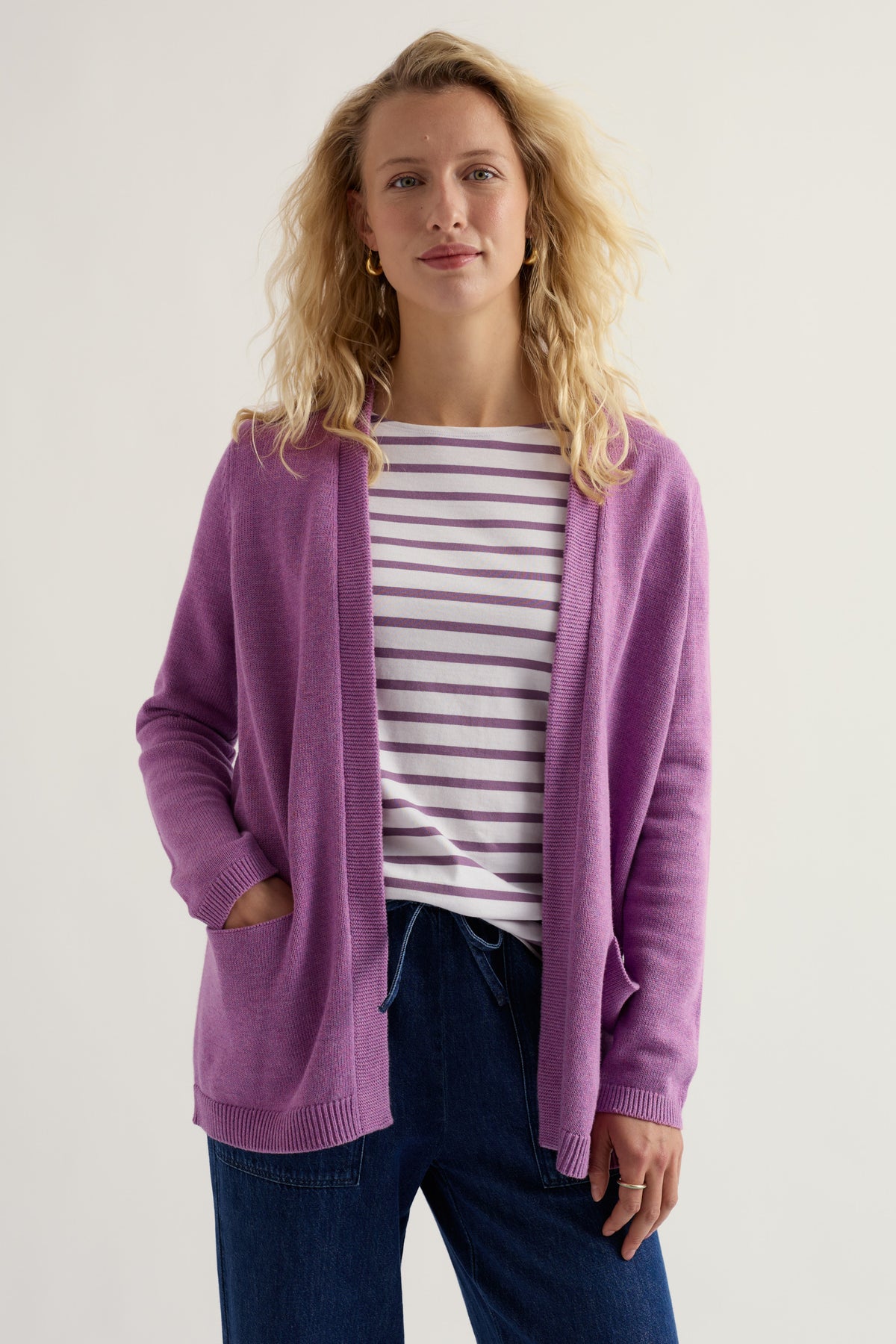 Riverboat langer Cardigan