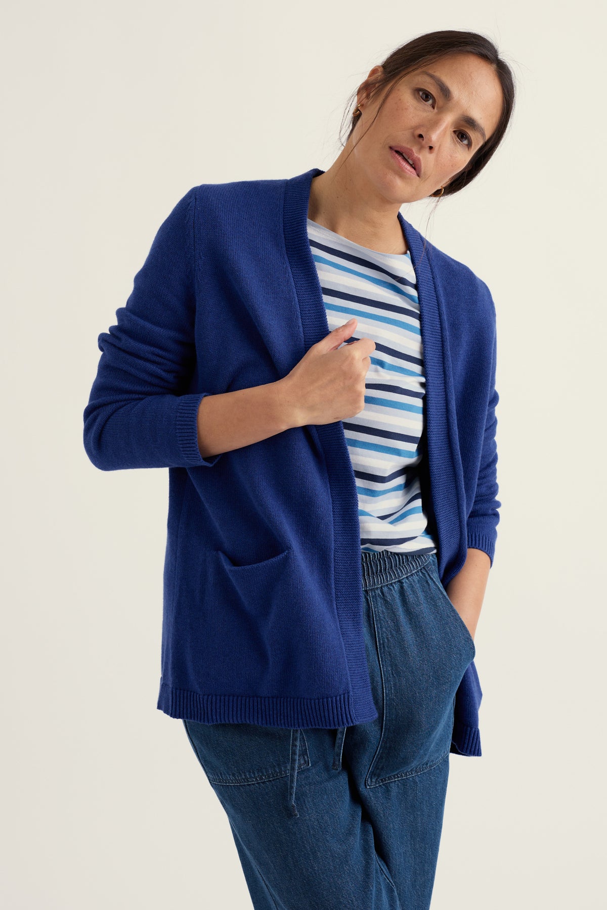 Riverboat langer Cardigan