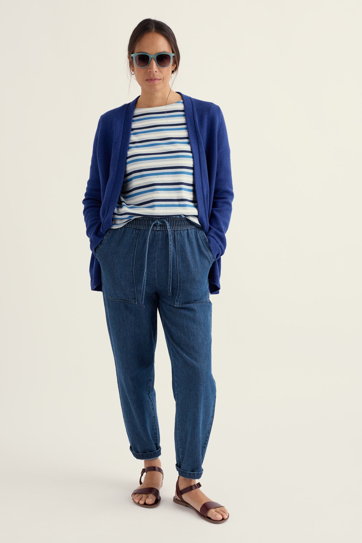 Riverboat langer Cardigan
