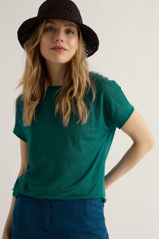 Carn Cove Leinen-T-Shirt