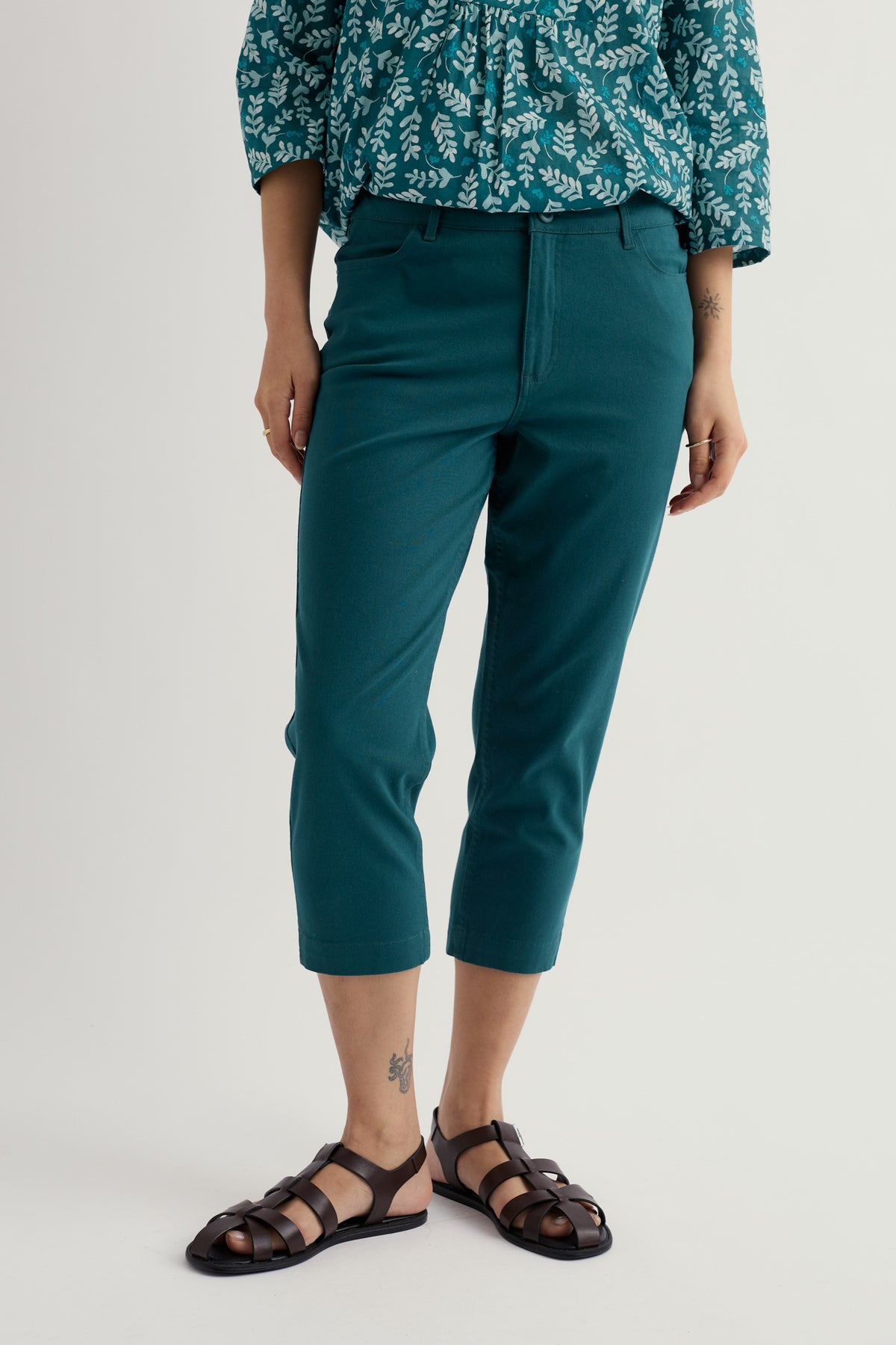 Albert Quay Slim Capri-Hose