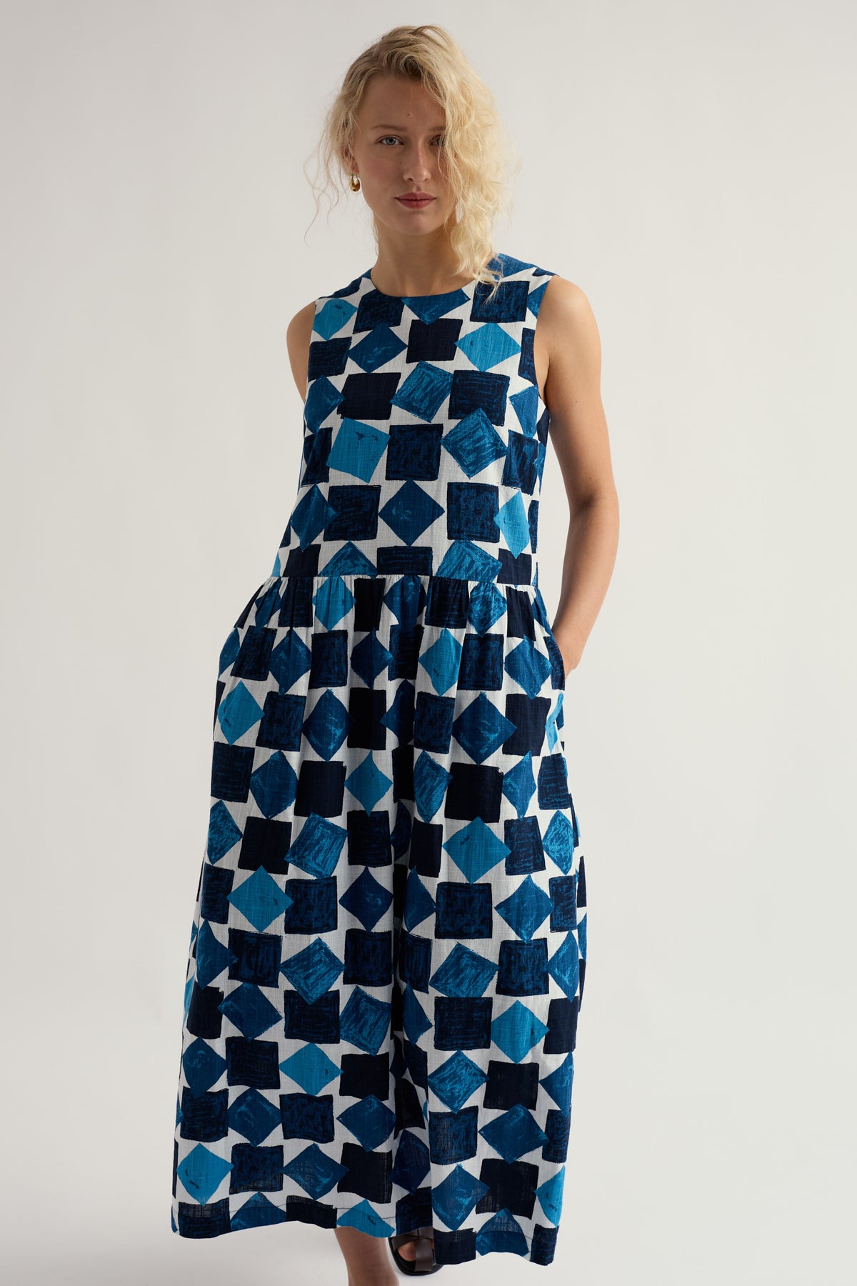 Ärmelloses Kleid Brouse aus Bio-Baumwolle