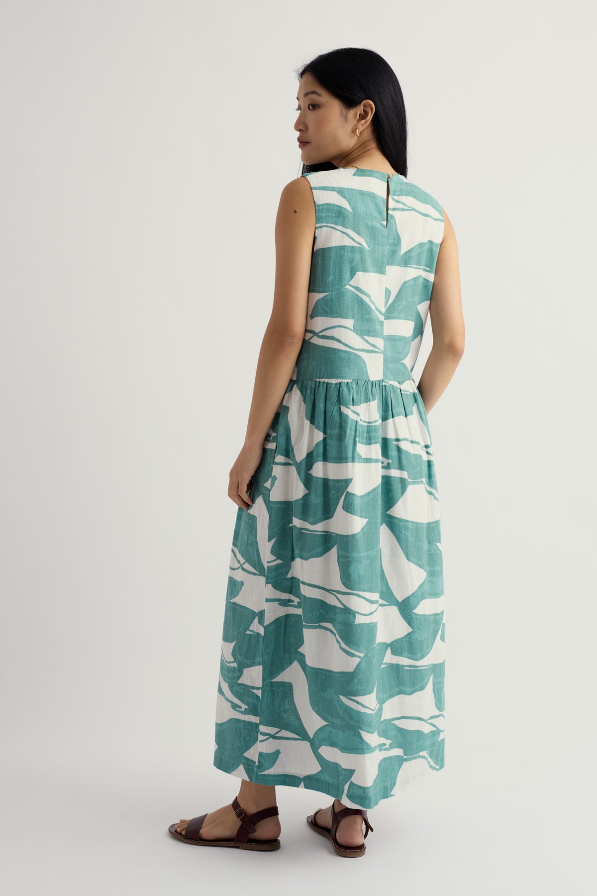 Ärmelloses Kleid Brouse aus Bio-Baumwolle