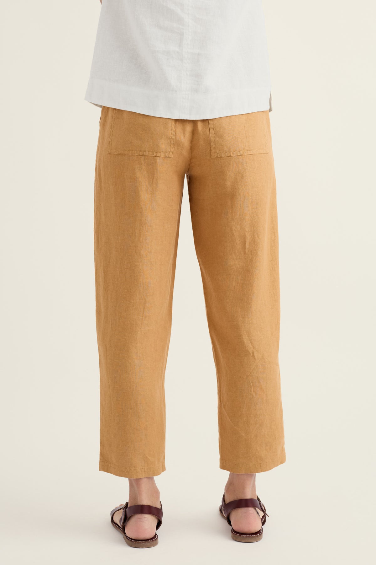 Sholl Tapered Leinenhose