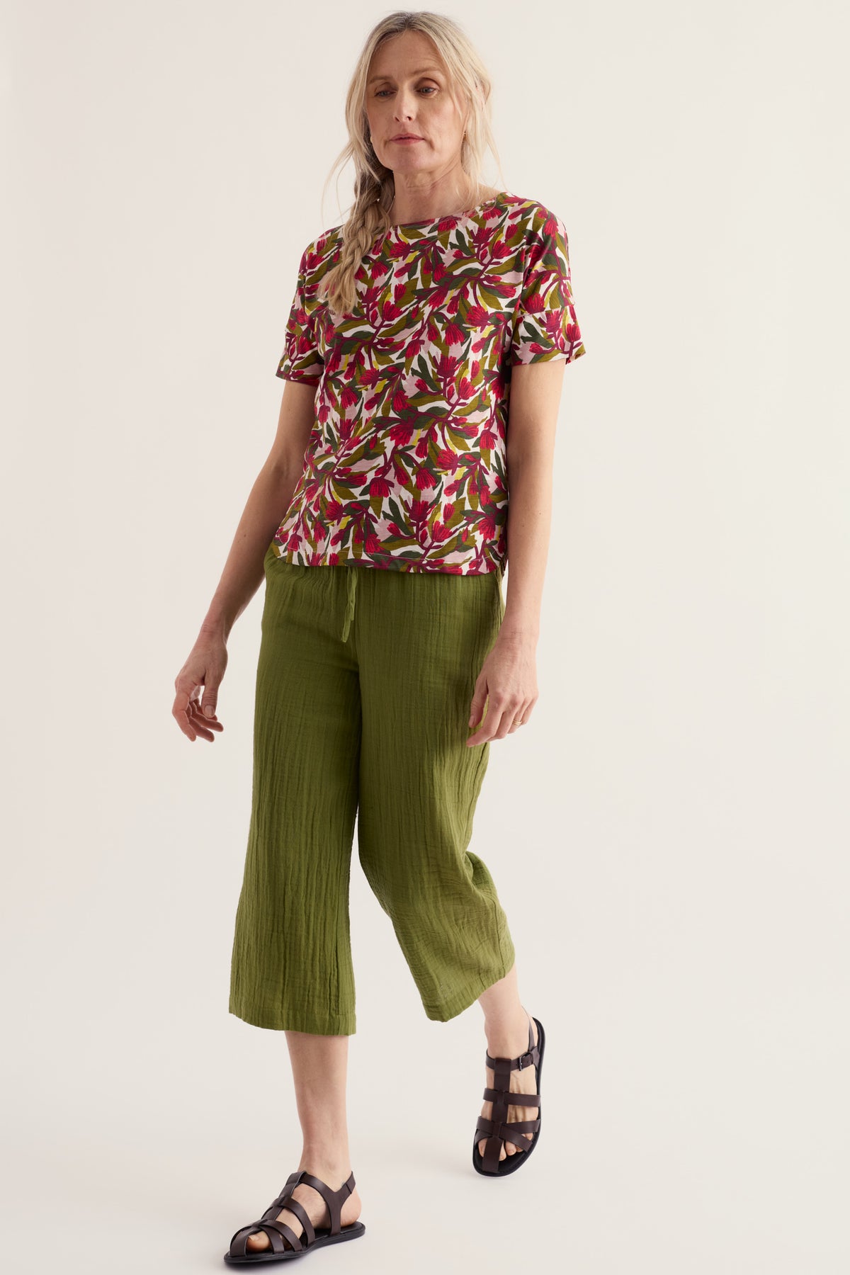 Tide Flow Culottes aus Bio-Baumwolle