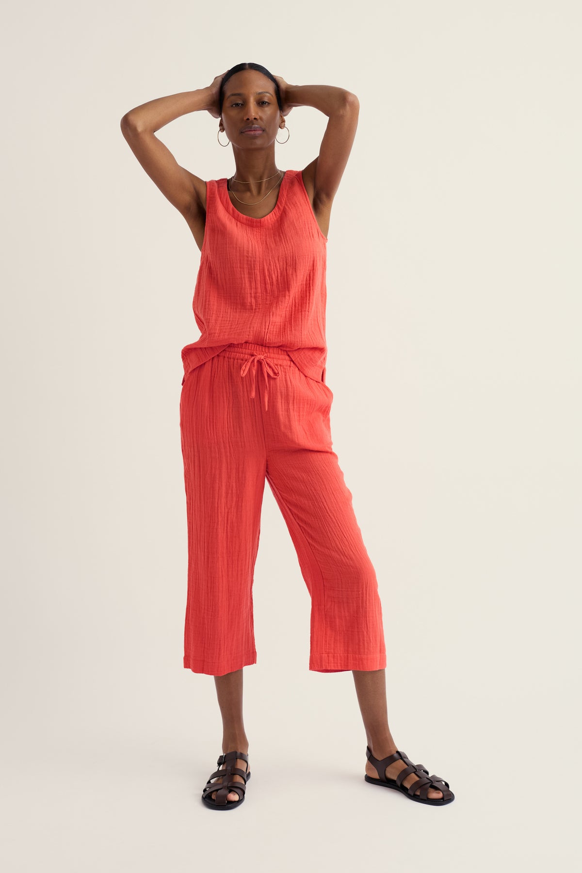Tide Flow Culottes aus Bio-Baumwolle