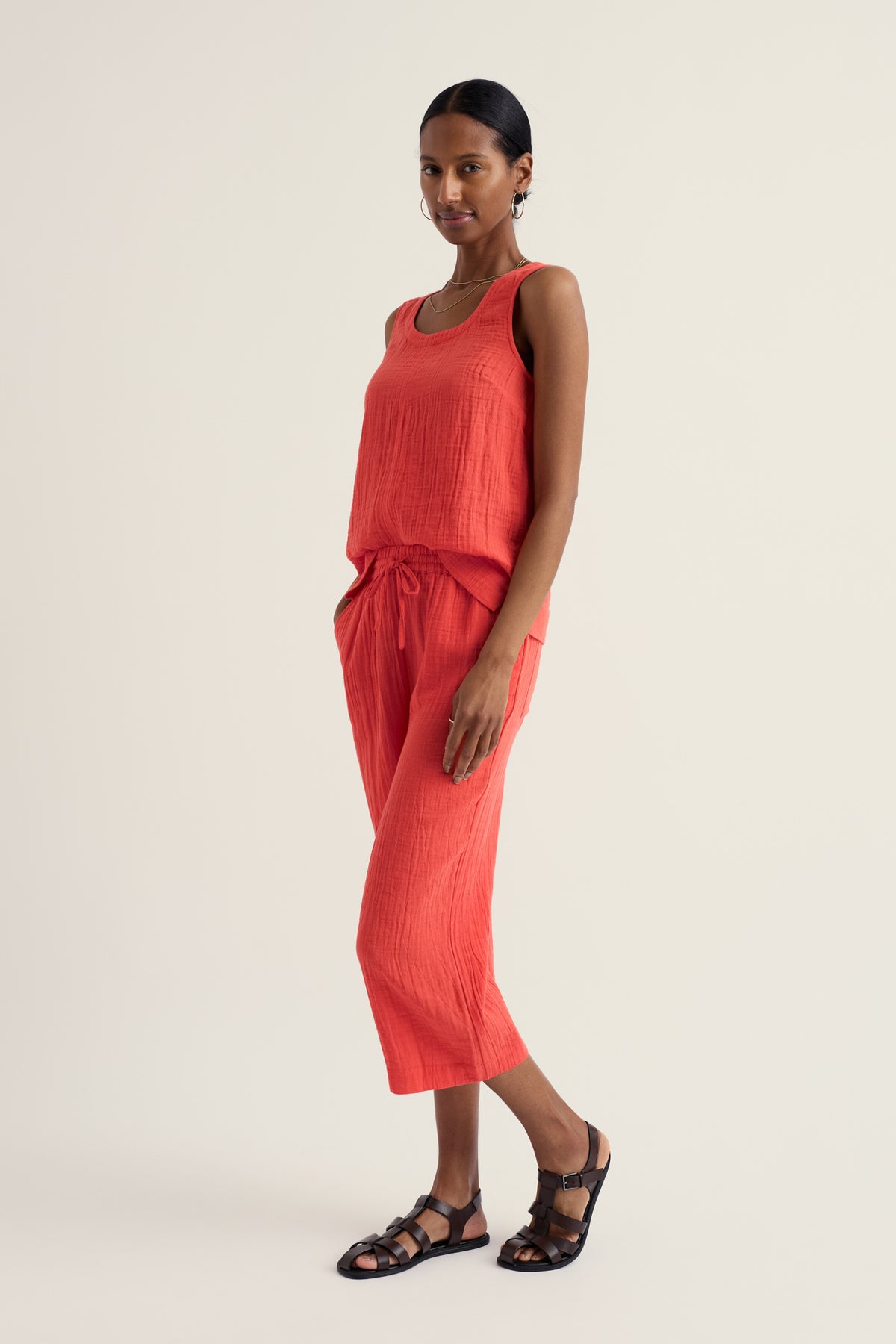 Tide Flow Culottes aus Bio-Baumwolle