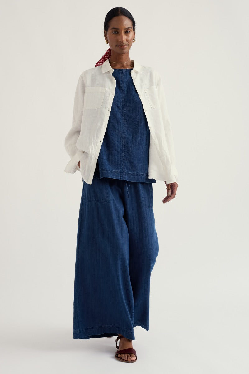 Hazel Branch Linen Shirt